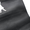 イヴ・サンローラン Yves Saint Laurent ソルフェリーノ キャンバス ショルダー ベージュ×ブラック キャンバス レザー ショルダーバッグ シルバー金具 YSL ロゴプレート