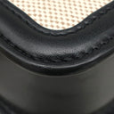 イヴ・サンローラン Yves Saint Laurent ソルフェリーノ キャンバス ショルダー ベージュ×ブラック キャンバス レザー ショルダーバッグ シルバー金具 YSL ロゴプレート