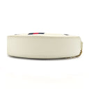 グッチ GUCCI オフィディア GG ミニ ラウンド ショルダー 550618 ホワイト レザー ショルダーバッグ ゴールド金具 白 紺 赤 チェーンショルダー