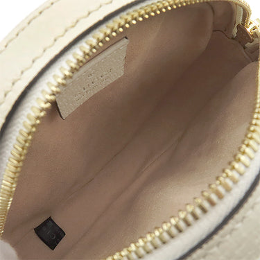 グッチ GUCCI オフィディア GG ミニ ラウンド ショルダー 550618 ホワイト レザー ショルダーバッグ ゴールド金具 白 紺 赤 チェーンショルダー