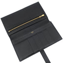 エルメス HERMES ベアンスフレ ブラック ヴォーエプソン 長財布 ゴールド金具 黒 二つ折り財布