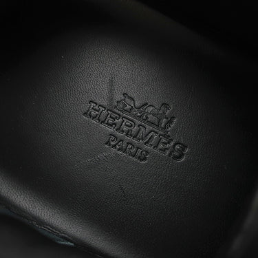 エルメス HERMES アンヴォル H221894Z ブラック キャンバス スウェード #41.5 スニーカー 黒 Envol ソルド品