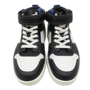 エルメス HERMES クルー ド セル フリースタイル H222915Z ブラックXホワイトXブルー レザー #40.5 スニーカー 黒 白 青 ハイカット