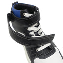 エルメス HERMES クルー ド セル フリースタイル H222915Z ブラックXホワイトXブルー レザー #40.5 スニーカー 黒 白 青 ハイカット