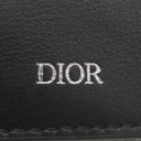 クリスチャン・ディオール Christian Dior ディオール オブリーク ジャガード 2OBBC110YSE_H05E ベージュ×ブラック コットン カーフ テクニカルファブリック 三つ折り財布 シルバー金具 総柄 日本限定