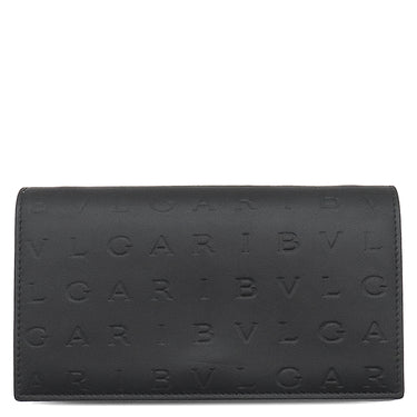 ブルガリ BVLGARI インフィニートゥム ブラック レザー チェーンウォレット ゴールド金具 黒 チェーンショルダー