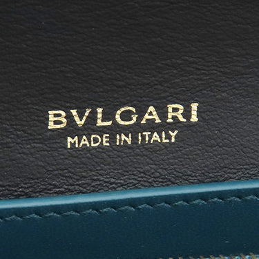 ブルガリ BVLGARI インフィニートゥム ブラック レザー チェーンウォレット ゴールド金具 黒 チェーンショルダー