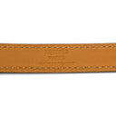 エルメス HERMES ケリードゥブルトゥール ブルーXゴールド ヴォーエプソン GP T4 ブレスレット 青 2重 2連 ケリークラスプ