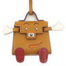 エルメス HERMES ビジュードサック ケリードール ナチュラルサブレ×オレンジ×ナタ×ブリック レザー タデラクト バッグチャーム シルバー金具 茶
