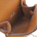エルメス HERMES ビジュードサック ケリードール ナチュラルサブレ×オレンジ×ナタ×ブリック レザー タデラクト バッグチャーム シルバー金具 茶
