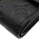 ルイヴィトン LOUIS VUITTON ポルトフォイユ メティス コンパクト M80880 ノワール モノグラムアンプラント 三つ折り財布 ゴールド金具 黒