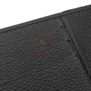 ルイヴィトン LOUIS VUITTON ポルトフォイユ メティス コンパクト M80880 ノワール モノグラムアンプラント 三つ折り財布 ゴールド金具 黒