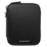 ジバンシイ GIVENCHY ヴォワイユー ネックストラップ カードホルダー BK60F6K1Y1 001 ブラック グレインカーフレザー 二つ折り財布 シルバー金具 コンパクト