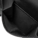 ジバンシイ GIVENCHY ヴォワイユー ネックストラップ カードホルダー BK60F6K1Y1 001 ブラック グレインカーフレザー 二つ折り財布 シルバー金具 コンパクト