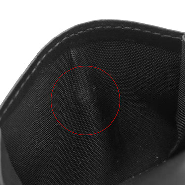 ジバンシイ GIVENCHY ヴォワイユー ネックストラップ カードホルダー BK60F6K1Y1 001 ブラック グレインカーフレザー 二つ折り財布 シルバー金具 コンパクト