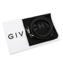 ジバンシイ GIVENCHY ヴォワイユー ネックストラップ カードホルダー BK60F6K1Y1 001 ブラック グレインカーフレザー 二つ折り財布 シルバー金具 コンパクト