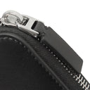 ジバンシイ GIVENCHY ヴォワイユー ネックストラップ カードホルダー BK60F6K1Y1 001 ブラック グレインカーフレザー 二つ折り財布 シルバー金具 コンパクト