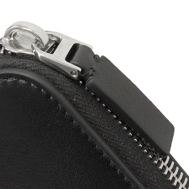 ジバンシイ GIVENCHY ヴォワイユー ネックストラップ カードホルダー BK60F6K1Y1 001 ブラック グレインカーフレザー 二つ折り財布 シルバー金具 コンパクト
