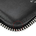 ジバンシイ GIVENCHY ヴォワイユー ネックストラップ カードホルダー BK60F6K1Y1 001 ブラック グレインカーフレザー 二つ折り財布 シルバー金具 コンパクト