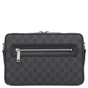 グッチ GUCCI GG ミディアム クロスボディバッグ 822072 ブラック GGスプリームキャンバス ショルダーバッグ シルバー金具 黒 ショルダー