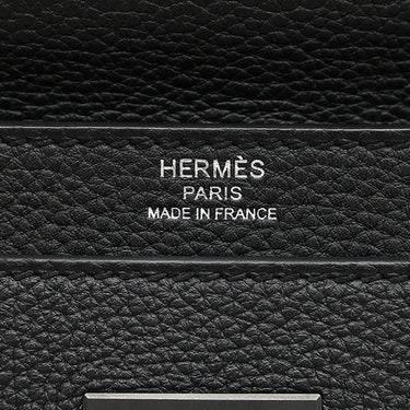 エルメス HERMES ケリーデペッシュ 36 モノクローム ブラック トゴ ブリーフケース マットブラック金具 ビジネスバッグ ソーブラック 2023年製