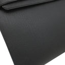エルメス HERMES ケリーデペッシュ 36 モノクローム ブラック トゴ ブリーフケース マットブラック金具 ビジネスバッグ ソーブラック 2023年製