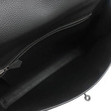 エルメス HERMES ケリーデペッシュ 36 モノクローム ブラック トゴ ブリーフケース マットブラック金具 ビジネスバッグ ソーブラック 2023年製