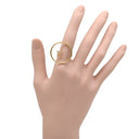 ルイヴィトン LOUIS VUITTON バーグ LV エクリプス M00768 ゴールド メタル #S リング 指輪 BAGUE LV ECLIPSE 11号