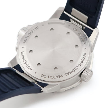 腕時計 IWC IWC アクアタイマー オートマティック IW328801 自動巻き メンズ 青 逆回転防止インナーベゼル ダイバーズ