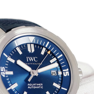 腕時計 IWC IWC アクアタイマー オートマティック IW328801 自動巻き メンズ 青 逆回転防止インナーベゼル ダイバーズ