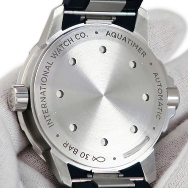 腕時計 IWC IWC アクアタイマー オートマティック IW328801 自動巻き メンズ 青 逆回転防止インナーベゼル ダイバーズ