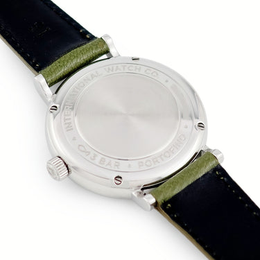 腕時計 IWC IWC ポートフィノ オートマティック 34 IW357405 自動巻き メンズ レディース 純正ダイヤ 緑 グリーン バー ローマン