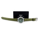 腕時計 IWC IWC ポートフィノ オートマティック 34 IW357405 自動巻き メンズ レディース 純正ダイヤ 緑 グリーン バー ローマン