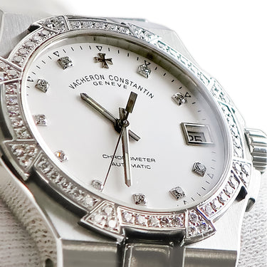 腕時計 ヴァシュロン・コンスタンタン VACHERON CONSTANTIN オーヴァーシーズ ミディアムサイズ 42552/423A-8931 自動巻き メンズ 純正ダイヤ