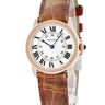 腕時計 カルティエ Cartier ロンド ソロ ドゥ カルティエ SM W6701007 クオーツ レディース K18RG×SS コンビ ローマン 青針
