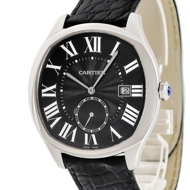 腕時計 カルティエ Cartier ドライブ ドゥ カルティエ WSNM0009 自動巻き メンズ デイト ローマン ギョウシェ スモールセコンド
