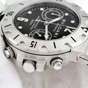 腕時計 ブルガリ BVLGARI ディアゴノ スクーバ 200m クロノグラフ SCB38S 自動巻き メンズ ブラック 黒 逆回転防止ベゼル