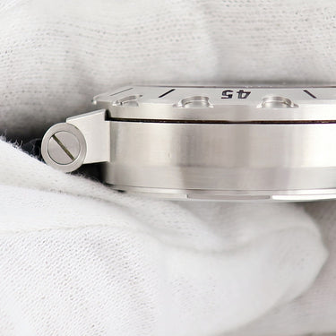 腕時計 ブルガリ BVLGARI ディアゴノ スクーバ 200m クロノグラフ SCB38S 自動巻き メンズ ブラック 黒 逆回転防止ベゼル