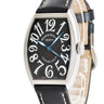 腕時計 フランクミュラー FRANCK MULLER カサブランカ 5850CASA 自動巻き メンズ ブラック 黒 青針 トノー トノウ ビザン数字