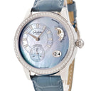 腕時計 グラスヒュッテ オリジナル GLASHUTTE ORIGINAL パノマティック ルナ 1-90-12-03-12-02 自動巻き メンズ 新品同様 純正ダイヤ 青 シェル