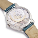 腕時計 グラスヒュッテ オリジナル GLASHUTTE ORIGINAL パノマティック ルナ 1-90-12-03-12-02 自動巻き メンズ 新品同様 純正ダイヤ 青 シェル