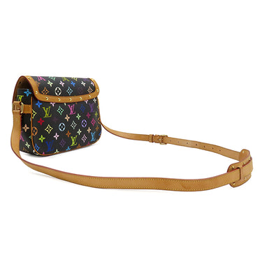 ルイヴィトン LOUIS VUITTON ソローニュ M92639 ノワール モノグラムマルチカラー ショルダーバッグ ゴールド金具 黒 斜め掛け