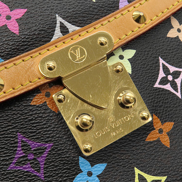 ルイヴィトン LOUIS VUITTON ソローニュ M92639 ノワール モノグラムマルチカラー ショルダーバッグ ゴールド金具 黒 斜め掛け