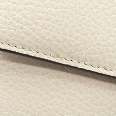グッチ GUCCI ディオニュソス ミニ チェーンバッグ 401231 ホワイト レザー メタル チェーンウォレット シルバー金具 白 タイガーヘッド クラッチ