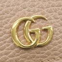 グッチ GUCCI ダブルG バイカラー カードケース ウォレット 658610 ベージュ GGスプリームキャンバス レザー 二つ折り財布 ゴールド金具