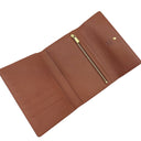 ルイヴィトン LOUIS VUITTON ポシェット パスポール M60135 モノグラム モノグラムキャンバス 長財布 ゴールド金具 茶 三つ折り