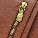 ルイヴィトン LOUIS VUITTON ポシェット パスポール M60135 モノグラム モノグラムキャンバス 長財布 ゴールド金具 茶 三つ折り
