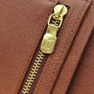 ルイヴィトン LOUIS VUITTON ポシェット パスポール M60135 モノグラム モノグラムキャンバス 長財布 ゴールド金具 茶 三つ折り