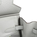 エルメス HERMES バーキン30 ブルーペール トリヨンクレマンス ハンドバッグ ゴールド金具 水色