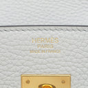 エルメス HERMES バーキン30 ブルーペール トリヨンクレマンス ハンドバッグ ゴールド金具 水色